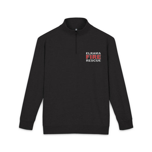 Cozy Fleece Pullover with Elrama Fire Rescue Embroidery