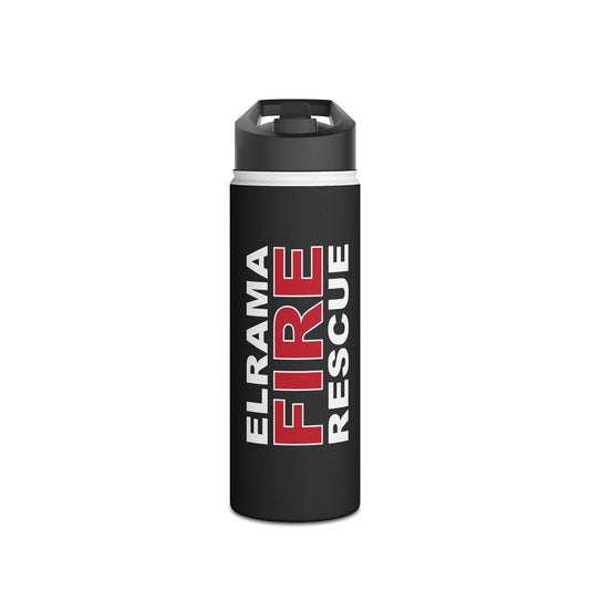 Water Bottle Elrama Fire Rescue Stainless Steel - Black